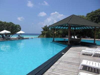 马尔代夫, 游泳池, 南海, 沉默, 假日, 岛屿, 放松