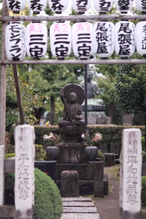 东京, 浅草, 雕塑, 寺, 日本, 文本, 墓碑