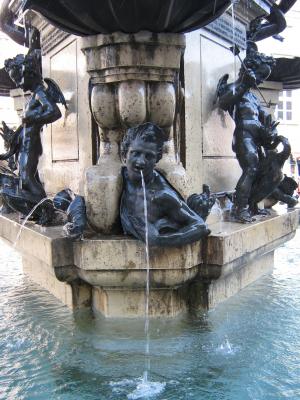 喷泉, 水, 水游戏, 流量, 喷泉城, 井水, 雕塑