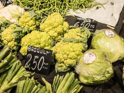 西兰花, 市场, 蔬菜, 巴塞罗那, 食品, 新鲜, 自然