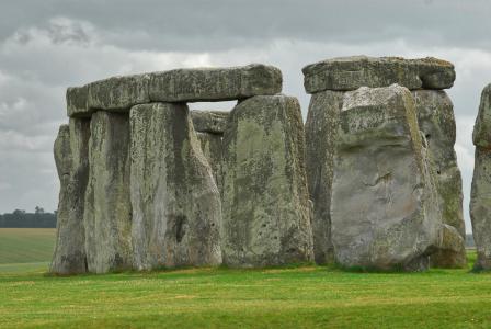 巨石阵, 巨, 古代, 史前, 教科文组织, 英国, 旅游