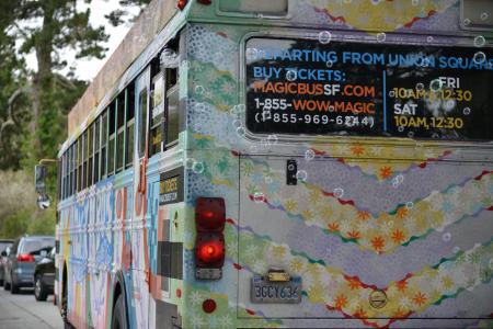 嬉皮士, 公共汽车, 肥皂泡, 颜色, 运输, 三藩市, 旅游