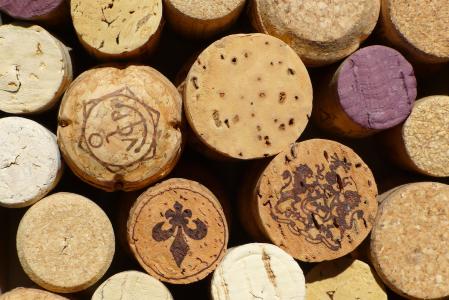软木塞, 葡萄酒, 酒厂, 红色, 宏观, 木材, 模式