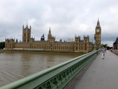 宫, 西敏寺, 桥梁, 城市, 伦敦, 英格兰, 具有里程碑意义