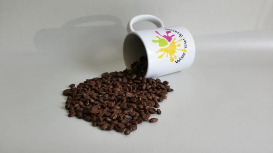 咖啡豆, 咖啡杯, 咖啡, 咖啡杯, 豆子, 舒适的, 热