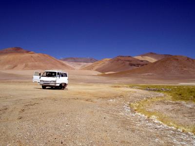 沙漠, 卡玛卡沙漠, 智利, 孤独, 大众汽车, 大众汽车公司, 露营者