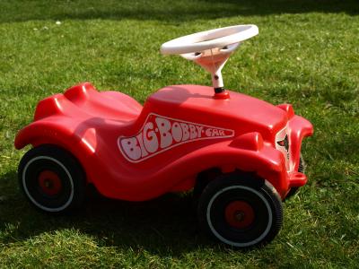 鲍比车, 儿童车, 在外面玩, 运动, 玩具, 草, 草坪割草机
