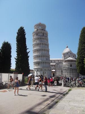 比萨, 意大利, 塔, 斜塔, 建筑, 感兴趣的地方, 具有里程碑意义