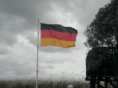 德国, 国旗, 黑色红金, 风, 国籍, 颤振, 打击