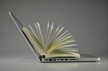 笔记本电脑, 书, 信息, 在线, 计算机, 数据
