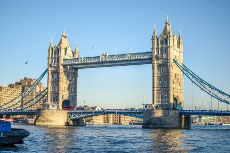 伦敦, 英格兰, 英国, 桥梁, 地方, 建筑, 伦敦塔桥