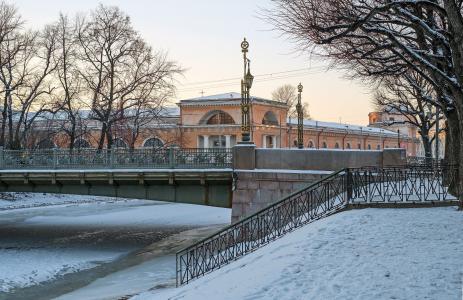 城市, spb, 俄罗斯圣彼得堡, 冬天, 美丽, 感冒, 美丽的建筑