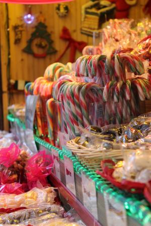 糖果手杖, 每年的市场, bude, 手工制作糖果, 棒棒糖