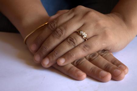 手, 订婚戒指, 戒指, 婚礼, 手指, 印度, 女人