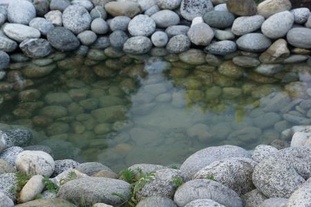 石头, 池塘, 水, 图特林根, 背景, 灰色, 岩石-对象