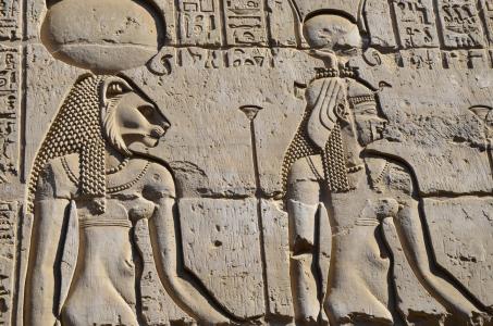 埃及, 低浮雕, 雕刻, 法老, 旅行