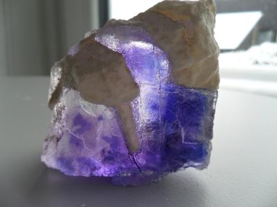 萤石, 矿产, 透明, 紫色, 矿物的汇集, 宝石, 水晶