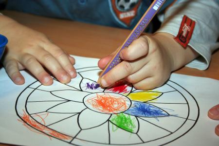 儿童, 油漆, 多彩, 颜色, 绘画, 图片 pin, 手