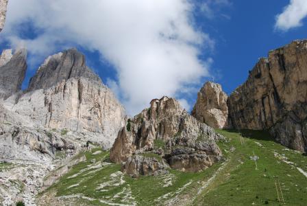 山, 山脉, 白云岩, 意大利, 徒步旅行, 徒步旅行, vajolet