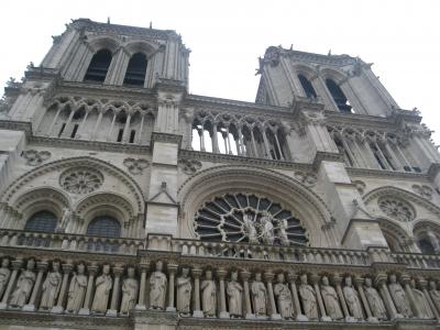 巴黎圣母院, 大教堂, 巴黎, 法国, 建筑, 欧洲, 宗教