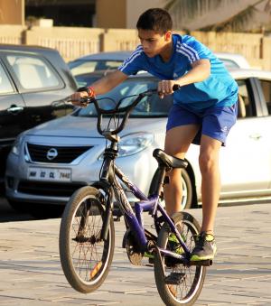 自行车, 车手, 儿童, 男孩, 休闲, 骑, 活动