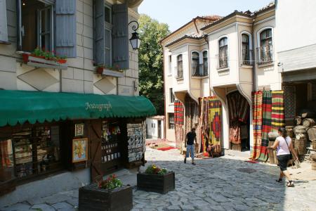 老城, 普罗夫迪夫, 保加利亚, 街道, 区域, 本地, 商店