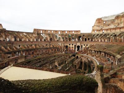 古罗马圆形竞技场, 罗马, 舞台上, 意大利, 体育馆, 圆形剧场, 罗马-意大利