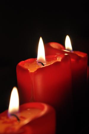圣诞节, 蜡烛, 来临, 圣诞节的时候, 心情, 装饰, 红色