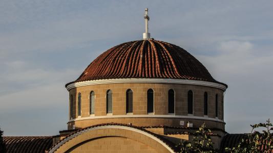 塞浦路斯, 帕拉利姆尼, 乔奇, 教会, 圆顶, 建筑, 东正教