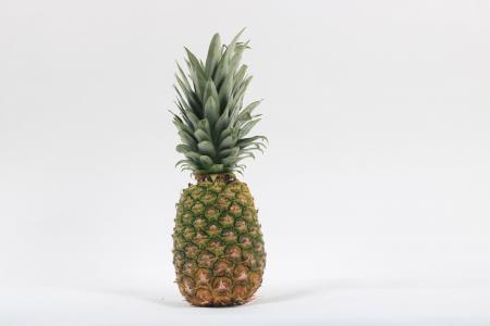 热带水果, 菠萝, 水果, 白色背景, 食品, 食物和饮料, 工作室拍摄