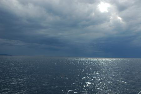 海, 雷雨, 云彩, 云层形成, 天气心情, 天气, 心情
