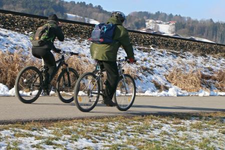 车轮, 骑自行车, 自行车, 山地自行车, 循环路径, 自行车路径, 驾驶