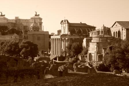 罗马, 论坛, 废墟, 古代, 具有里程碑意义, 意大利, 建筑