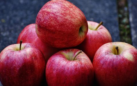 苹果, 红色, 美味, 水果, 成熟, 红红的苹果, 弗里施