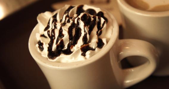 热巧克力, 可可, 咖啡, 巧克力, 杯, 咖啡厅, 奶油