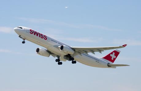 空客 a330, 瑞士航空, 苏黎世机场, 射流, 航空, 运输, 机场