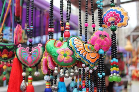 刺绣, 中国风, 珠宝首饰, 民族传统文化, 文化, 多色, 装饰