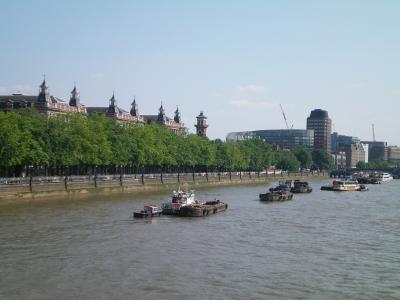 英格兰, 伦敦, 建设, 泰晤士河畔, 部分, 树木