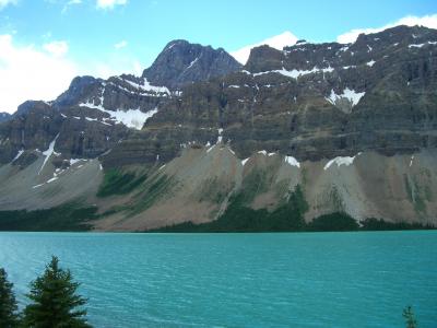 山, 风景名胜, 加拿大, 风光, 旅行, 湖, 山下湖