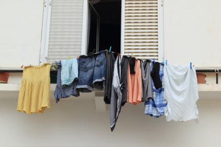 葡萄牙, 法鲁, 建筑, 洗涤, 洗衣, 干燥, 服装
