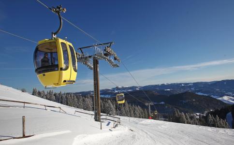 吊船, 雪, 滑雪, 冬季运动, 寒冷, 滑雪场, 全景