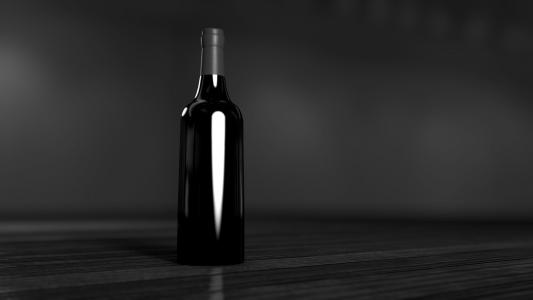 瓶, 黑色, 黑暗, 饮料, 设计, 饮料, 葡萄酒