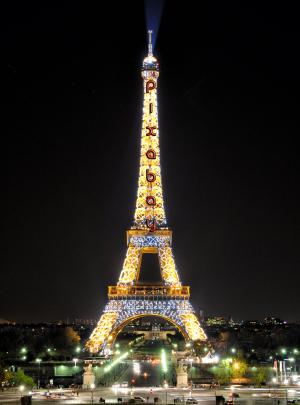 埃菲尔铁塔, pixabay, 灯, 巴黎, 纪念碑, 建筑, 闪烁