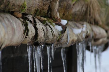 冰柱, 木材, 感冒, 冬天
