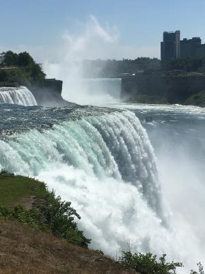 尼亚加拉, 水, 瀑布, 安大略省, 感兴趣的地方, 加拿大, 尼亚加拉大瀑布
