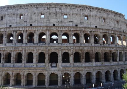 罗马, 体育馆, 意大利, 古董, 纪念碑, 古建筑, 舞台上