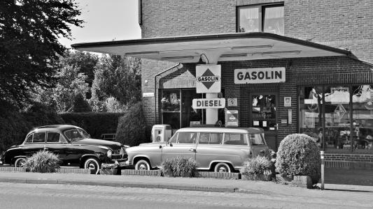 加油站, 而作, 老加油站, 从历史上看, 气体泵, 汽油, 燃料