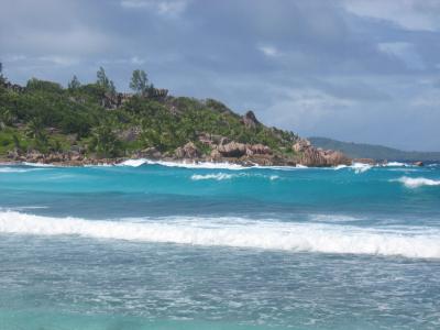 海岸, 岩石, 波, 海, 加勒比海