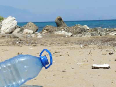 塑料瓶, 瓶, 海滩, 海, 污染, 塑料, 垃圾