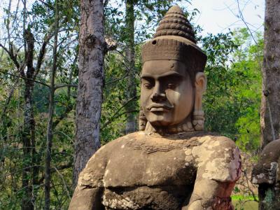 柬埔寨, 吴哥, 雕像, 卫报 》, 吴哥, 寺